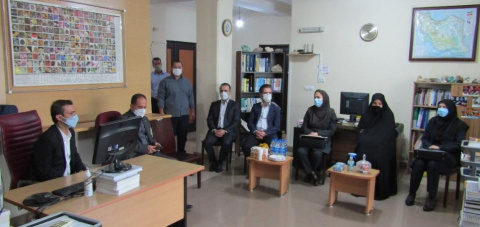 بازدید معاون برنامه‌ریزی و توسعه منابع از اداره کل زمین‌شناسی و اکتشافات‌معدنی گیلان