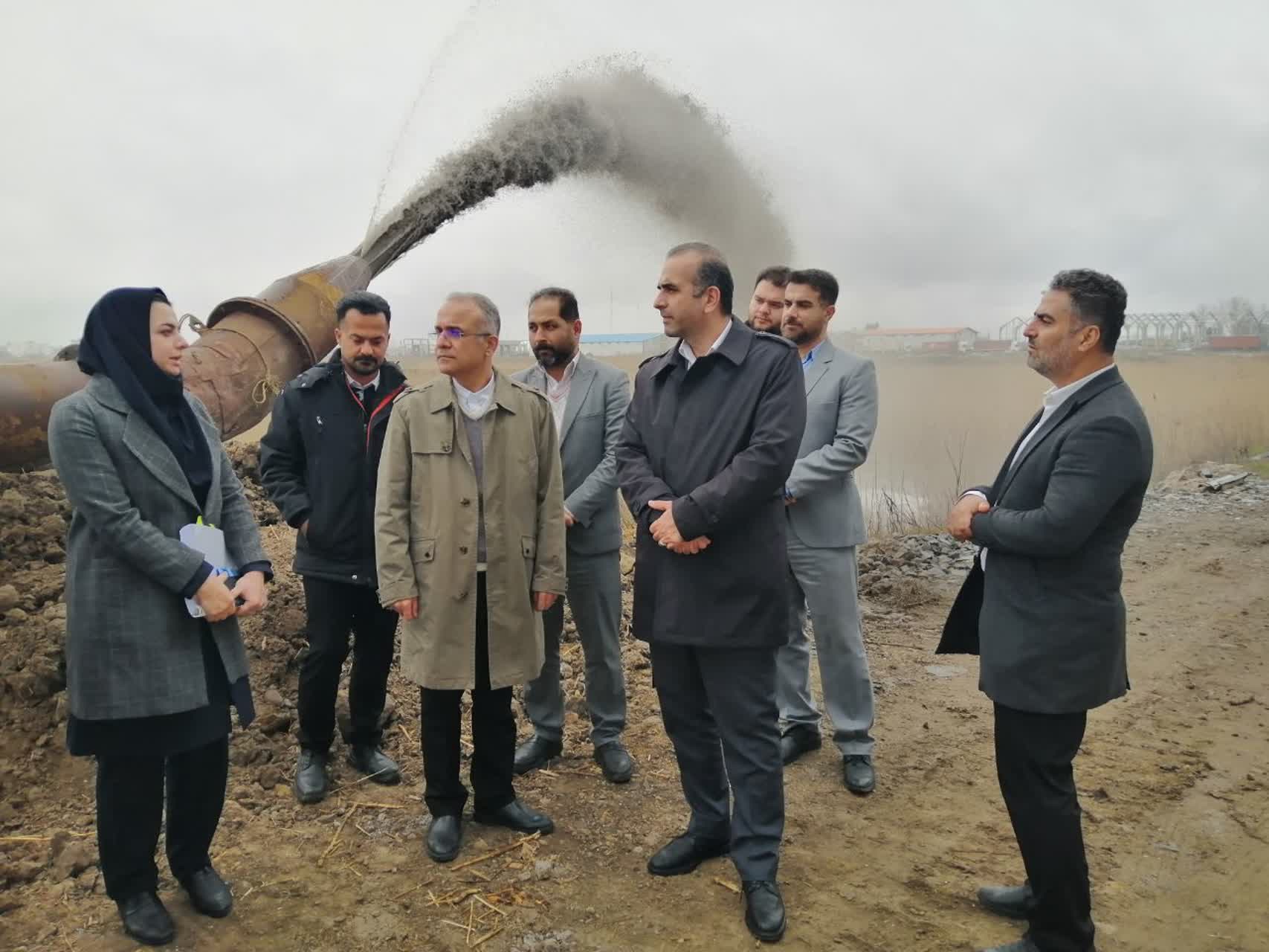 آغاز لایروبی حوضچه آرامش بندر کاسپین؛ تضمین ایمنی و پایداری فعالیت بندر