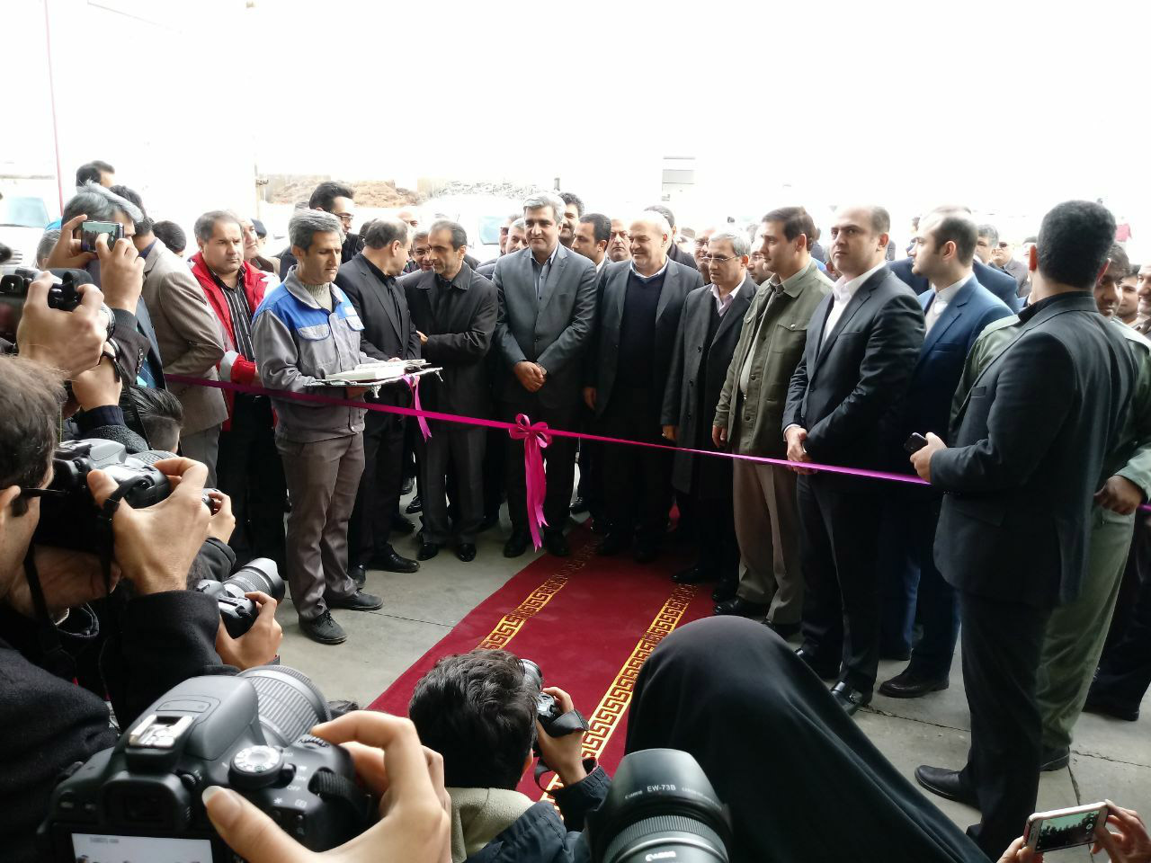 بهره برداری از دو طرح صنعتی در گیلان با حضور معاون رئیس جمهوری